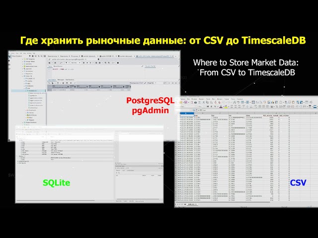 Где хранить рыночные данные: от CSV до TimescaleDB