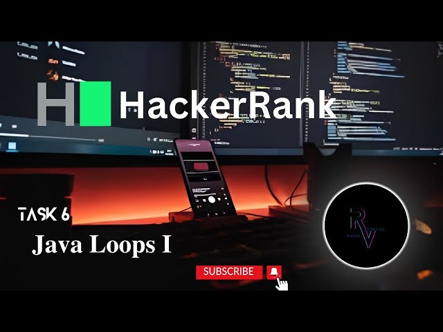 HackerRank java Solution - Java Loops I -Task 6 -With Source Code @Rahul_Vijayan #hackerrank