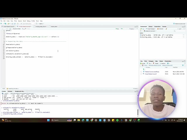 Module 2 part 1 R  beginner programming Course - Data Inspection