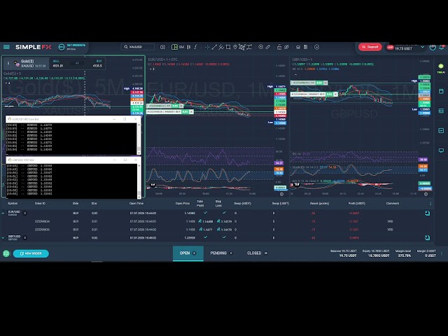 Survival Trading Project ( Start 17.39 USDT) by Bot. #2 No Music prevent banned