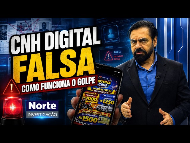 FAKE DIGITAL DRIVER'S LICENSE: THE SCAM MIMICKING OFFICIAL SYSTEMS AND VICTIMIZING PEOPLE IN BRAZIL