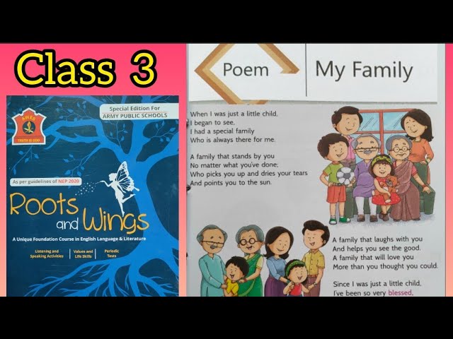 MY FAMILY, Class 3 ( Poem 1 ) English # Roots and Wings #APS