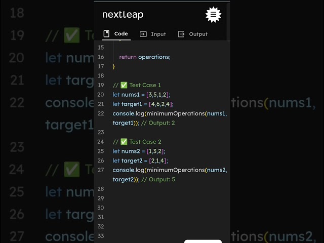 Minimum Operations to Make Array Equal | Subarray Increment Decrement | JavaScript | DSA