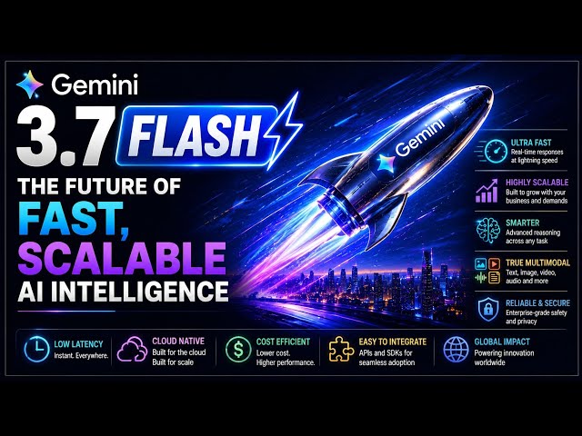 Gemini 3.7 Flash: The Future of Fast, Scalable AI Intelligence | Uplatz