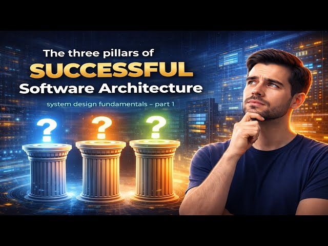 The Secret Behind SUCCESSFUL Software Architecture | The 3 Pillars of Great Software Systems