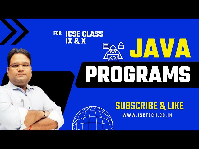 Understanding Input In Java using Scanner Class for ICSE Class IX