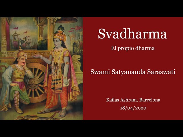 Svadharma: The Dharma Oneself, with Swami Satyananda Saraswati | English subtitles