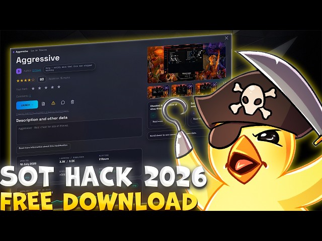 Sea of Thieves Hack 2026 (Working PC) Undetected | ESP + Cannon Aim & God Mode [No Ban]