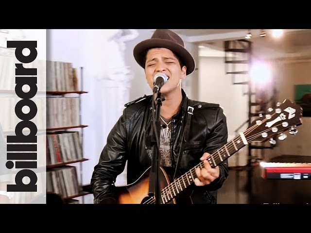 Bruno Mars 'Grenade' Live Billboard Studio Session at Mophonics Studios NY