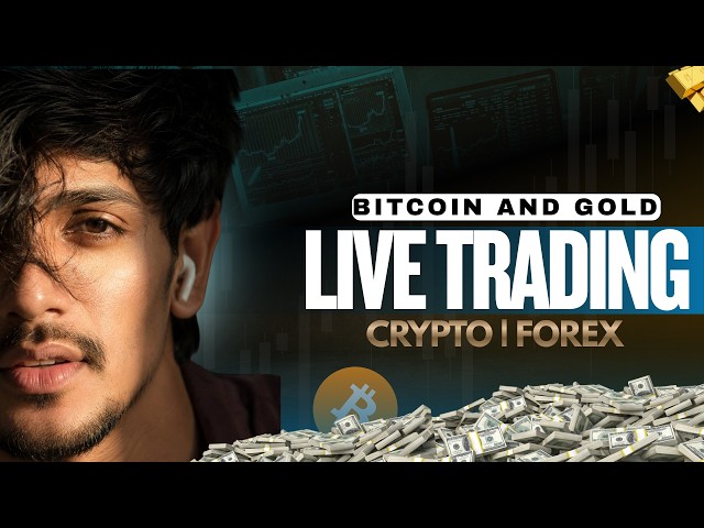LIVE BITCOIN GOLD TRADING | BTC LIVE|BTCUSDLIVE #crypto #goldpricetoday #btclive @Bhanu-4u-official