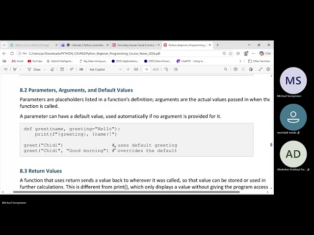 Python Essentials Lecture 2026 Monday 20260928 Meeting Recording