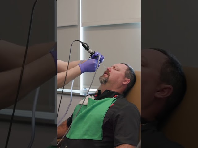 This patient can breathe again after sinus surgery!