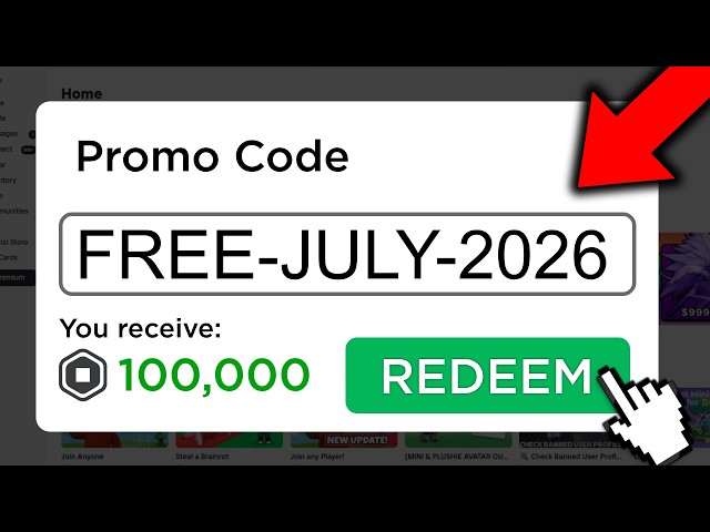 This *SECRET* Promo Code Gives FREE ROBUX! (Roblox July 2026)