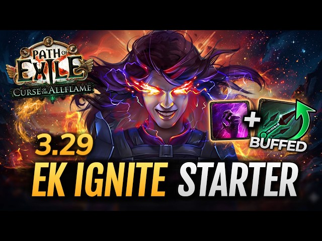 [PoE 3.29] EK IGNITE Elementalist Build - League Starter + Leveling Ethereal Knives - Path of Exile