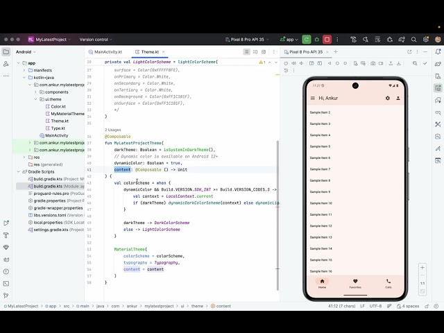 Episode 1: Material 3 Theme & Dynamic Colors Tutorial | Android UI Design