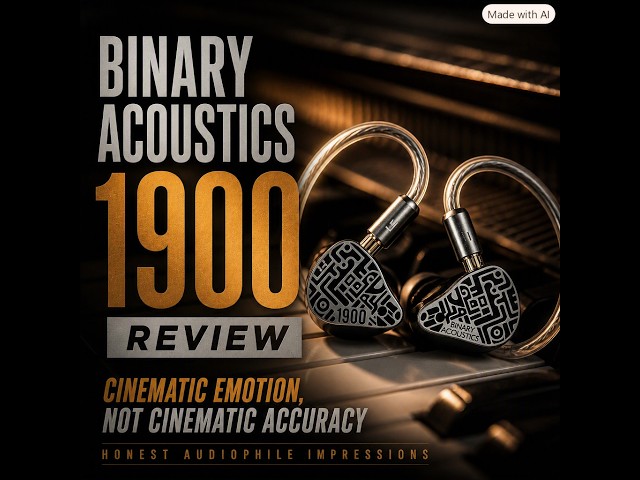 Binary Acoustics 1900 — Cinematic Emotion, Not Cinematic Accuracy - Honest Audiophile Impressions