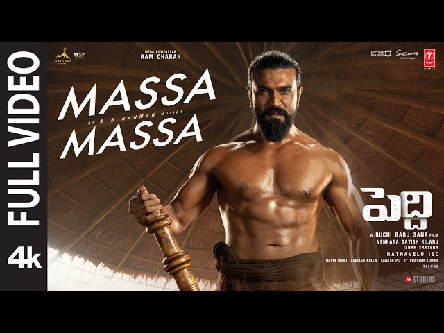 Full Video: Massa Massa | Peddi | Ram Charan | Buchi Babu | Janhvi | AR Rahman |Vishal Mishra
