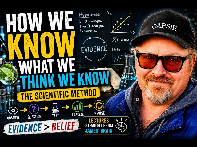 🔬🧠 𝙃𝙤𝙬 𝙒𝙚 𝙆𝙣𝙤𝙬 𝙒𝙝𝙖𝙩 𝙒𝙚 𝙏𝙝𝙞𝙣𝙠 𝙒𝙚 𝙆𝙣𝙤𝙬 | The Scientific Method | Evidence & Experiments
