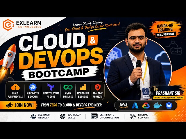 Day1 | Cloud & DevOps Bootcamp 🚀 | Exlearn Technologies | Prashant Sir