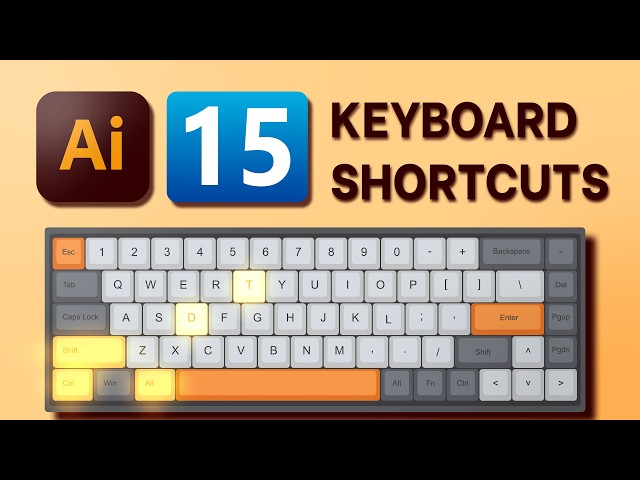 Every Designer MUST Know these 15 Keyboard Shortcuts – Adobe Illustrator Tutorial