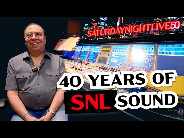 The Adrenaline Rush of Mixing Saturday Night Live