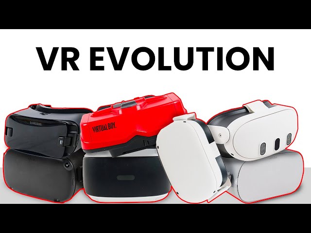 Evolution of VR Headsets (1995-2024)