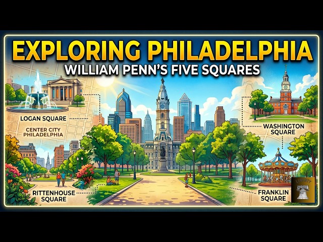 Exploring Philadelphia (William Penn's five Squares)