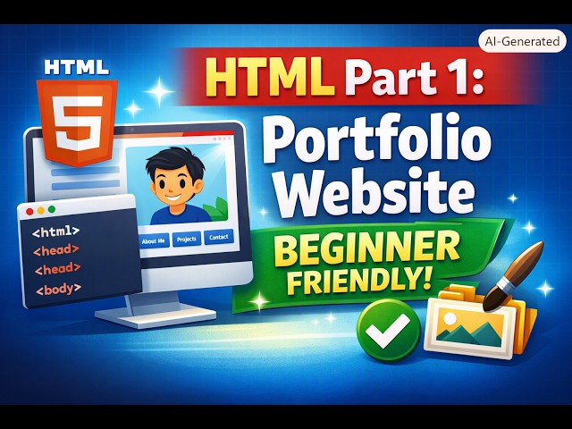 HTML Basics: Your First Portfolio Project
