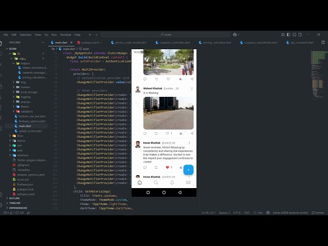 Twitter/X Clone App – Flutter, Node.js, MongoDB, Socket.IO
