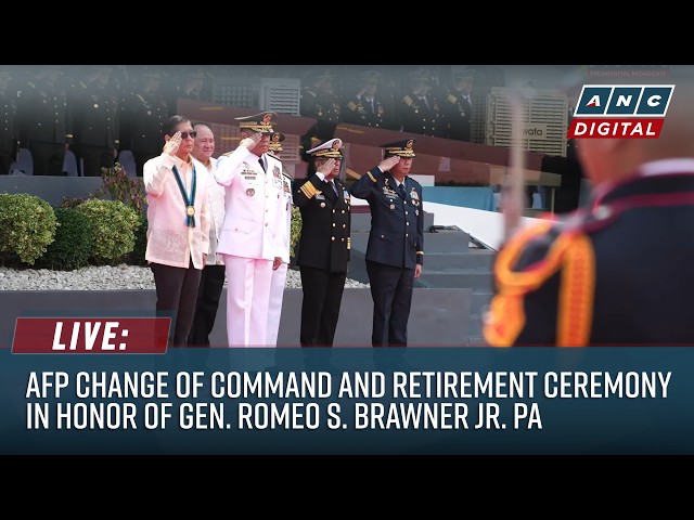 LIVE: AFP Change of Command and Retirement Ceremony in Honor of Gen. Romeo S. Brawner Jr. PA