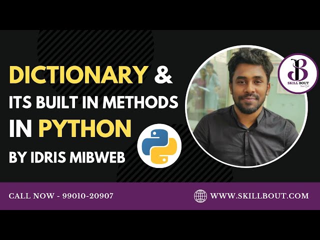 Python dictionary data type (dict ) and it's built-in methods | by Idris Mibweb | SkillBout