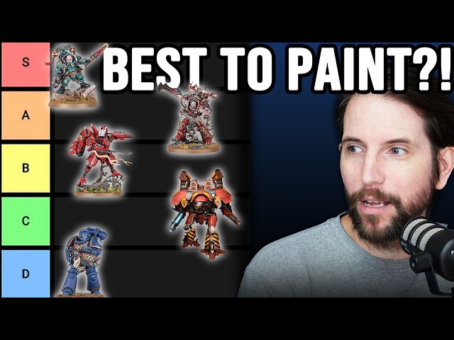 We Ranked EVERY Warhammer Faction to Paint