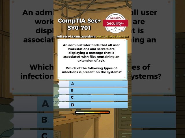 CompTIA Security+ (SY0-701) Exam-Style Practice Question 2026
