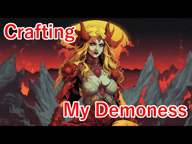 Crafting My Demoness: Fantasy Character Creation in Stable Diffusion