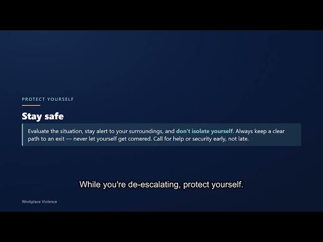 Workplace Violence Prevention
