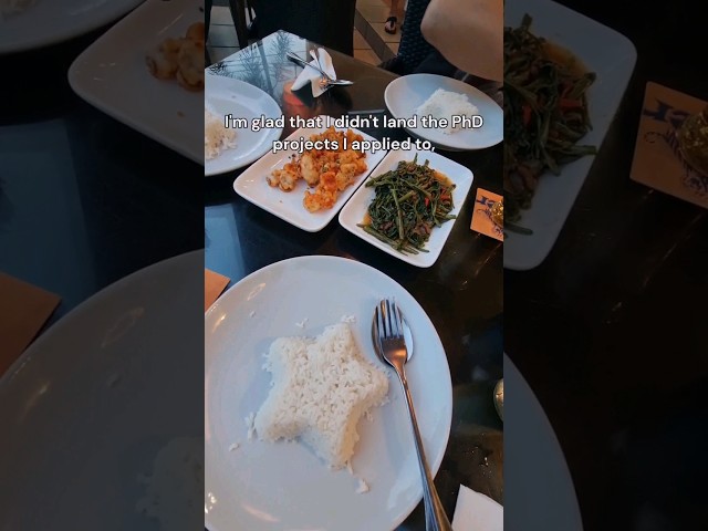 I'm glad I didn't land the PhD projects I applied to 🤷🏻‍♀️🔬😌 #phd #careergrowth