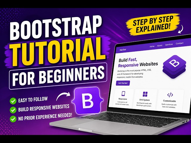 Bootstrap Tutorial 4 Beginners   FAST LEARNING