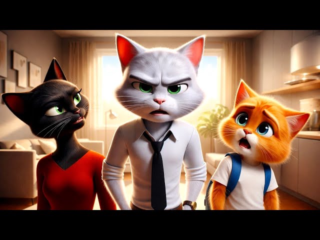 The stepmother cat learned her lesson for treating her kittens. #artofai #kitten #aicat 