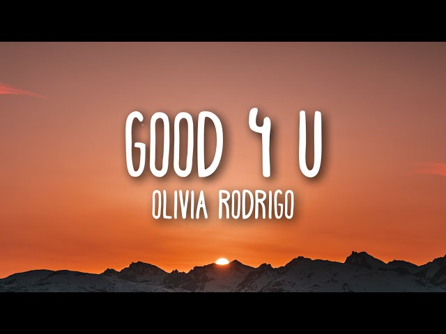 Olivia Rodrigo - good 4 u (Lyrics)