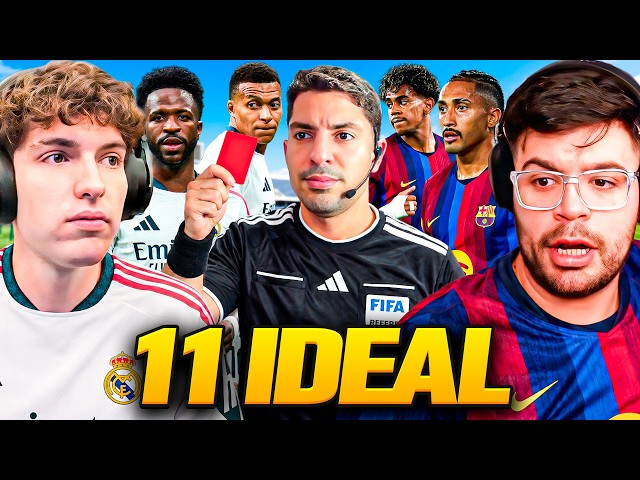 BEST XI (REAL MADRID) vs. BEST XI (BARCELONA) ft. LA COBRA - WITH REFEREE: WHO KNOWS SOCCER?