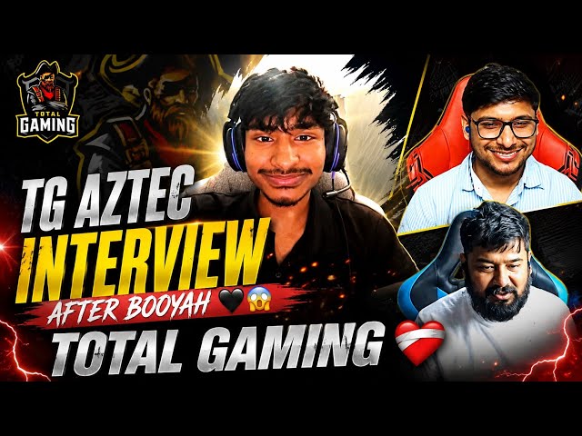 TG AZTEC INTERVIEW AFTER BOOYAH🖤🔥TOTAL GAMING 📈 IQOO PRO SERIES DAY 3 #totalgaming #tgesports #viral