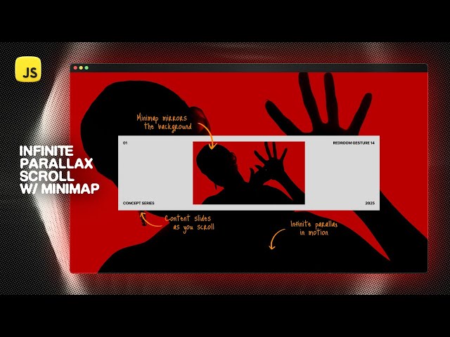 Scrolling Was Mid, So I Made It Infinite With a Parallax Effect That Snaps (and a Freaking Minimap)