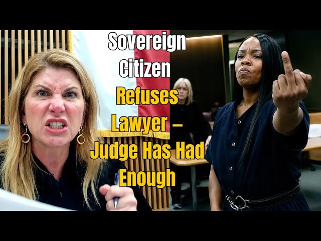 Sovereign Citizen Rejects Her Lawyer — Judge Shuts Her Down Instantly!