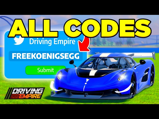 EVERY WORKING CODE In Roblox Driving Empire! (Summer 2026)