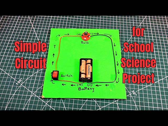 Simple Circuit for School Science Project  ||  DIY Electric Circuit