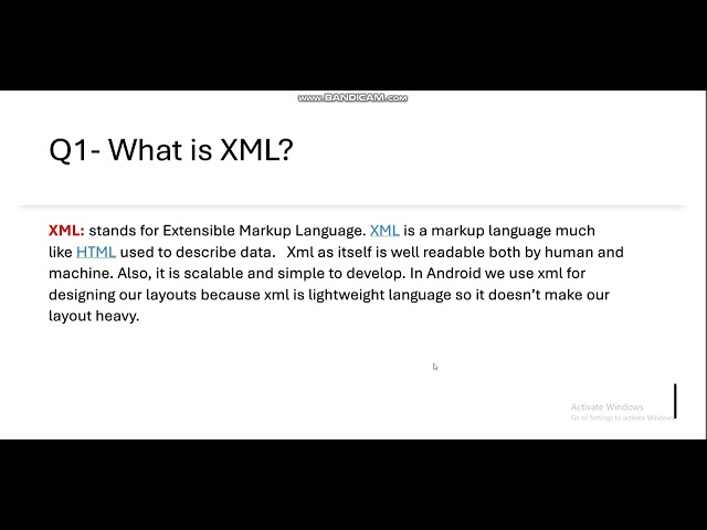 Android Development Series: XML and its types in Android studio :part1