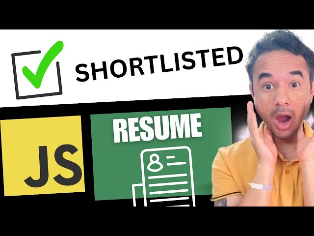 Best JavaScript Resume to Get More Interview Calls