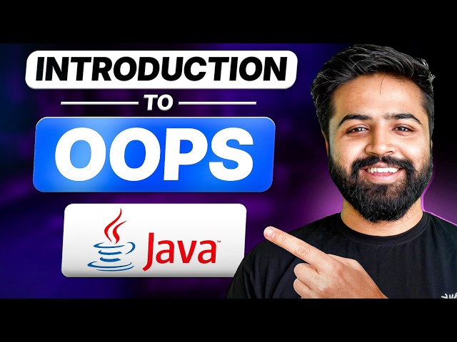 Object Oriented Programming  in Java | Classes, Objects, new Keyword | Java Full Course #12