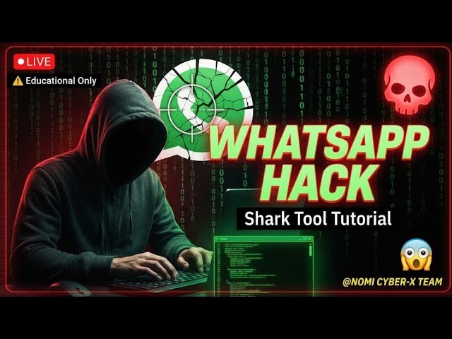 WhatsApp Hacking ✅– Shark Tool Tutorial |😱