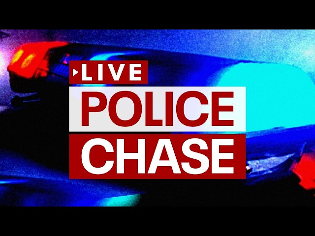 Police chase underway involving motorcycle